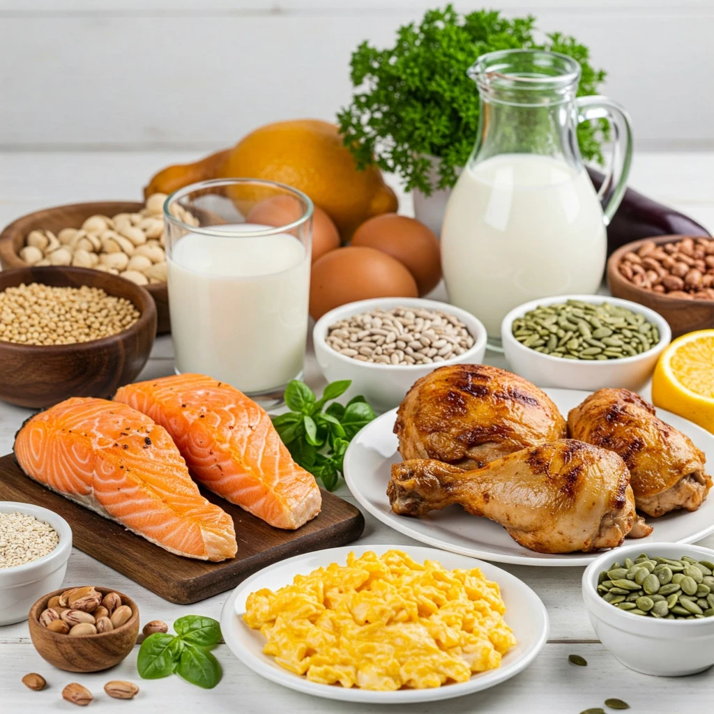 Ételek, fehérje források, és fehérje kiegészítők a hétköznapokban és edzéshez