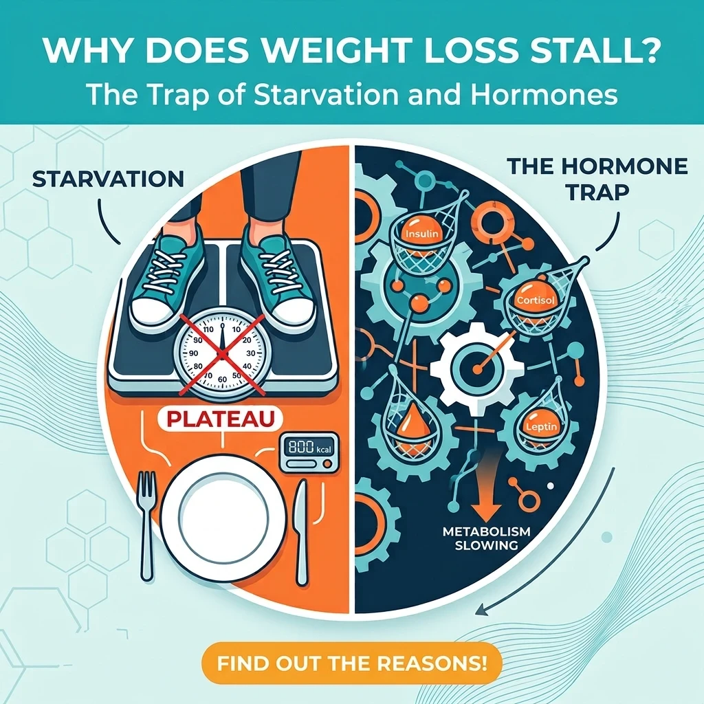 Why does weight loss stall? The trap of starvation and the solution